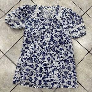 Pinch Blue and White Floral Dress size medium